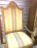 Italian Carved and Gilt Throne