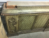 18th-Century Italian Painted & Silver Gilt Bookcase