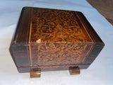 1940s Italian Deco Inlaid Wooden Box - FREE SHIPPING