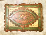 Scalloped Hand-painted Roses Box - FREE SHIPPING
