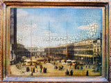 Venice Piazza San Marco with Filigree Gilt Florentine Frame