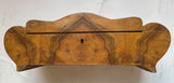 French Art Deco Wooden Box with Mirror